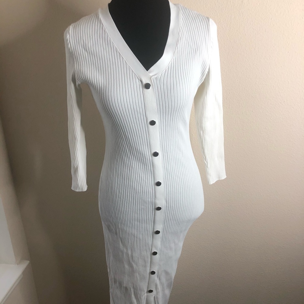 New York & Company White Dress — Size Medium 🤍